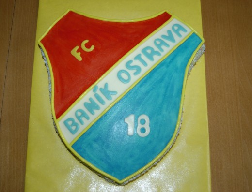 obrázek dortu - dort Znak Baníku