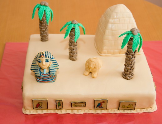 obrázek dortu - dort Egypt