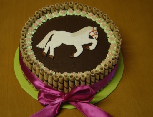 obrázek dortu - dort Dort s koníkem č.1