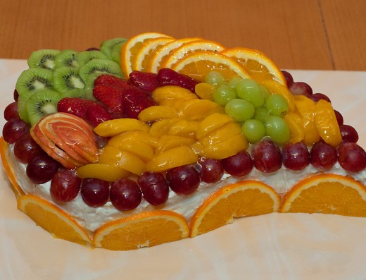 obrázek dortu - dort Ovocná slza
