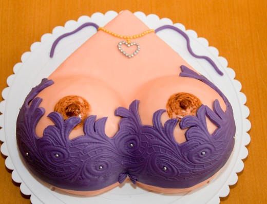 obrázek dortu - dort Prsa