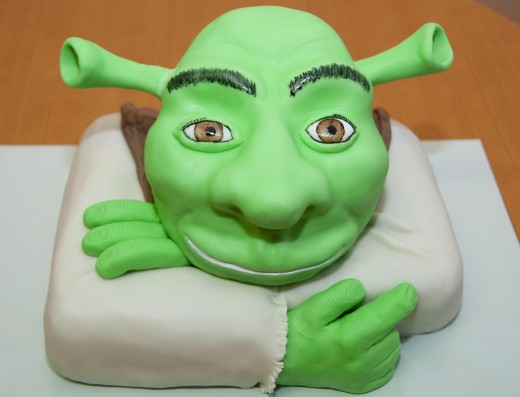 obrázek dortu - dort Shrek