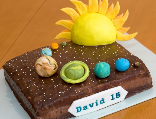 obrázek dortu - dort Vesmír